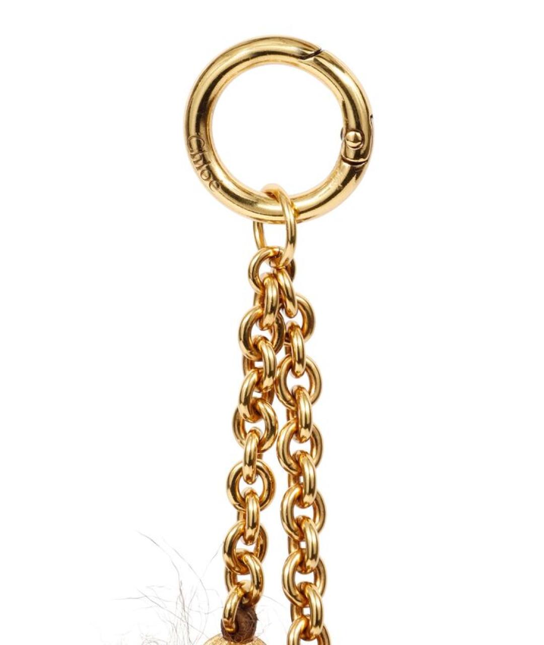 CHLOE Коричневый брелок, фото 2