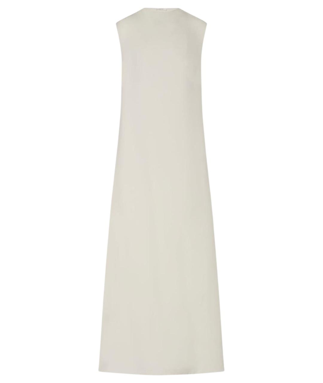 THE ROW Белое шелковое вечернее платье, фото 1