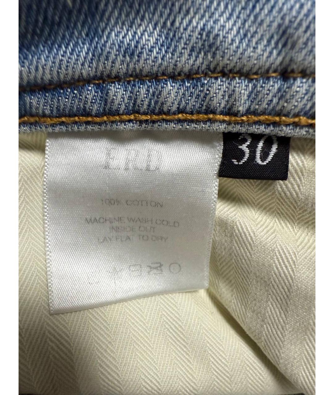 Enfants Riches Déprimés Голубые хлопковые прямые джинсы, фото 4