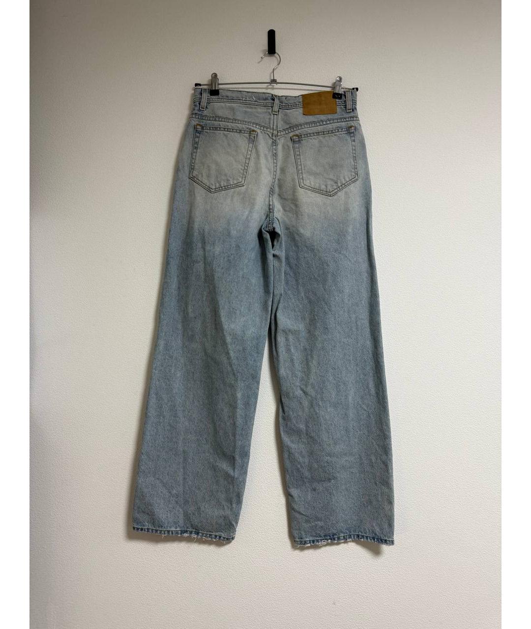 Enfants Riches Déprimés Голубые хлопковые прямые джинсы, фото 2