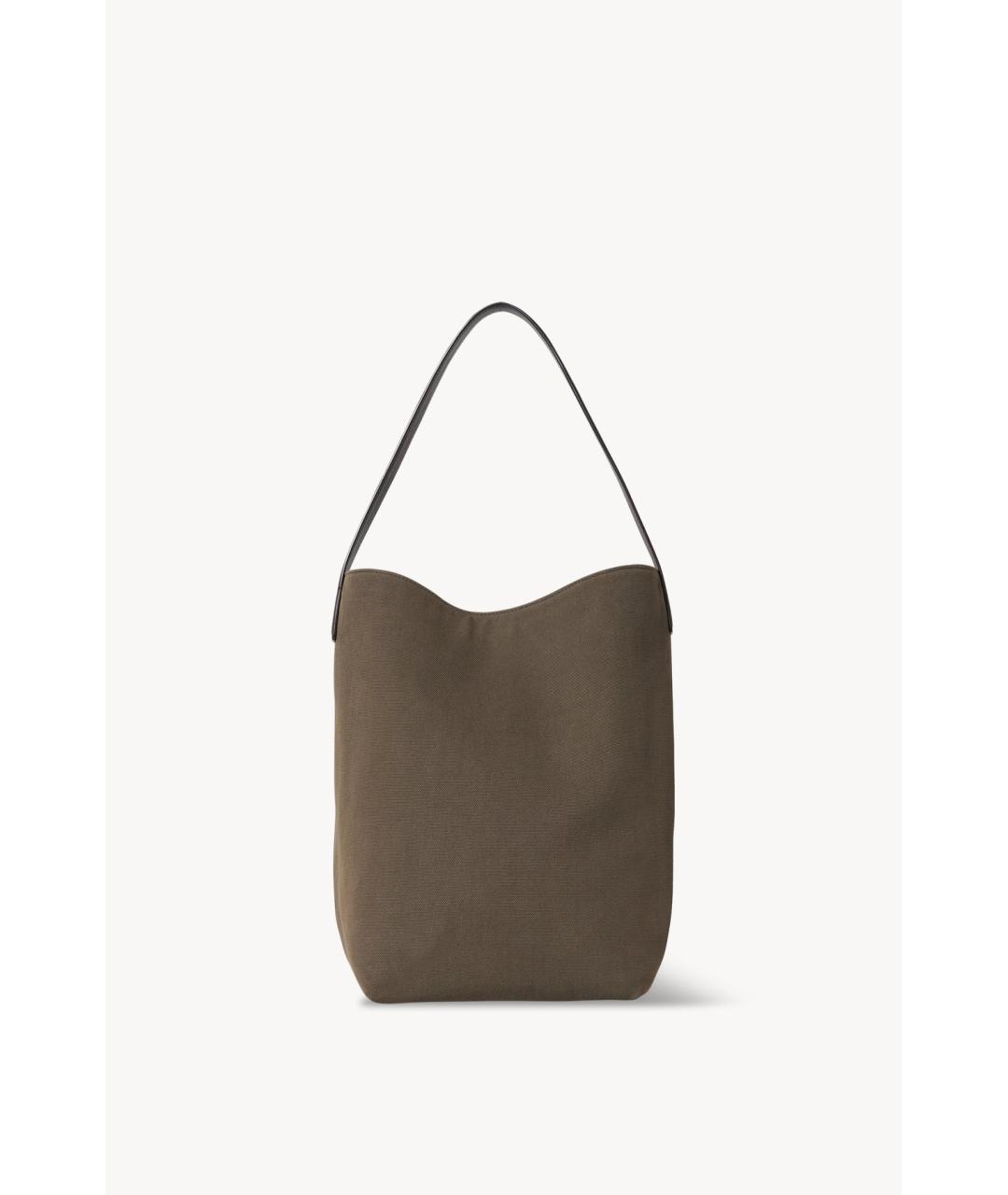 THE ROW Бежевая тканевая сумка через плечо, фото 4