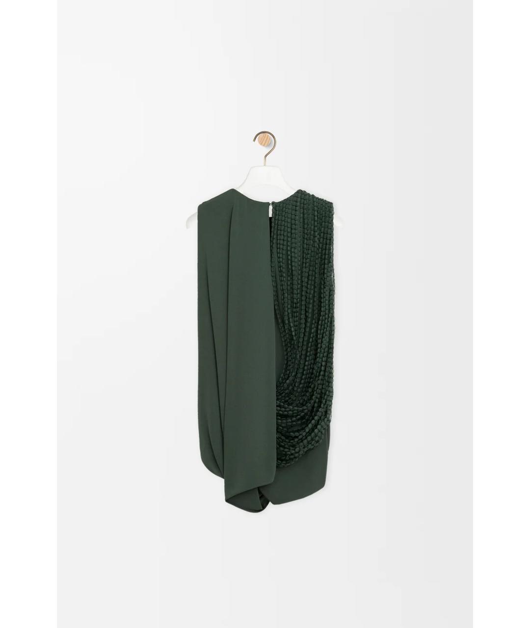 LOEWE Зеленая вискозная блузы, фото 2