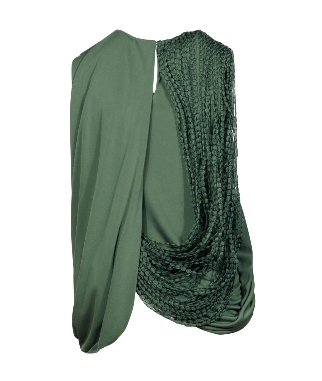 LOEWE Зеленая вискозная блузы, фото 5