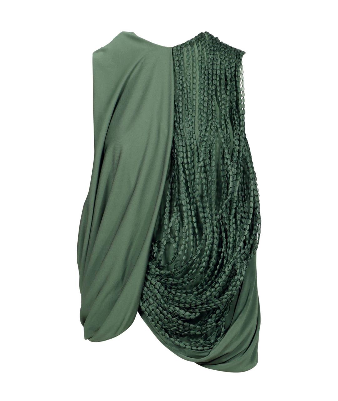 LOEWE Зеленая вискозная блузы, фото 4