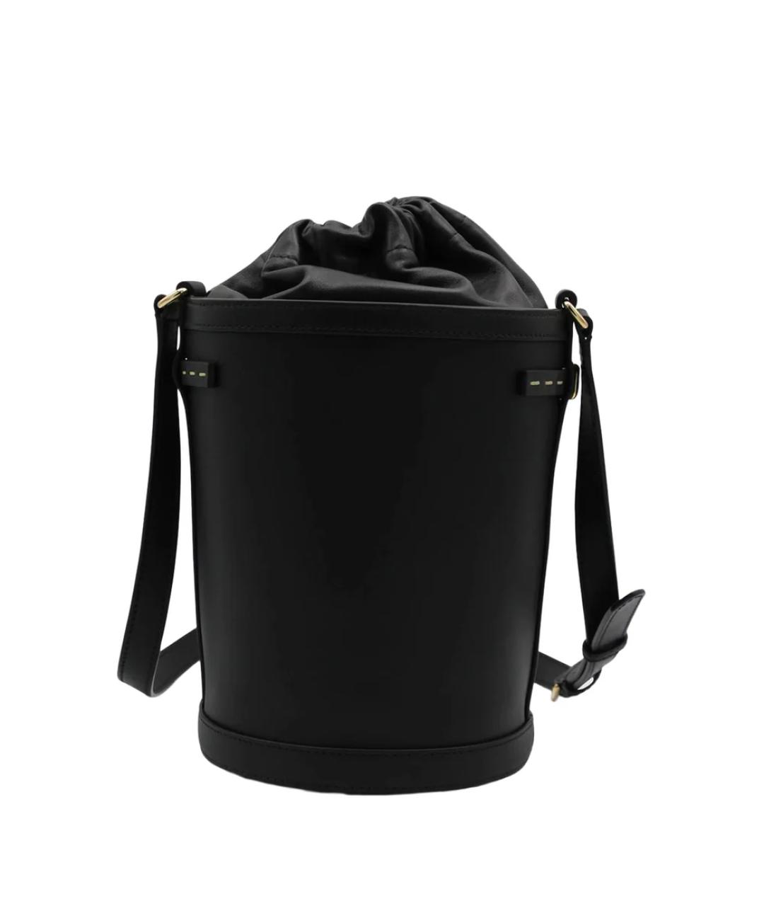 VALENTINO Черная кожаная сумка тоут, фото 4