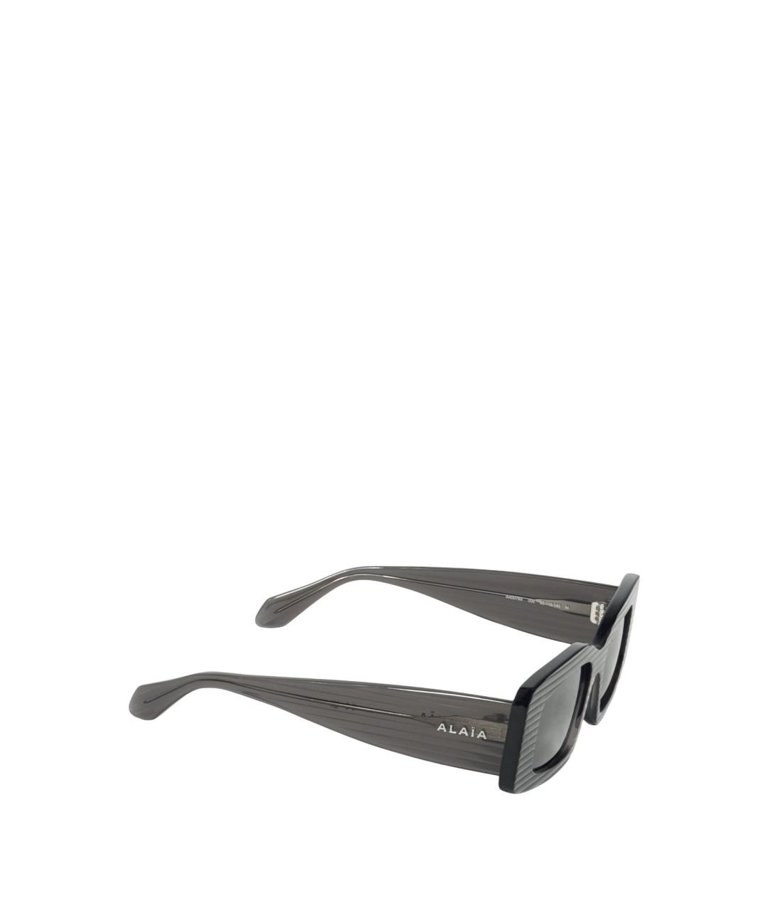 ALAIA Антрацитовые солнцезащитные очки, фото 2