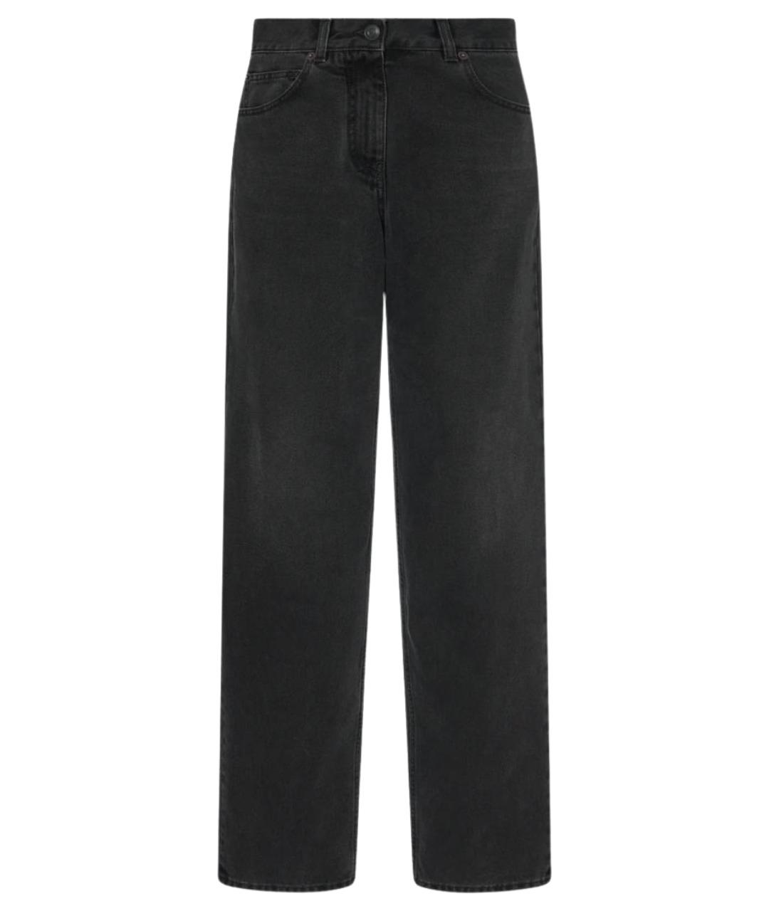 THE ROW Черные хлопковые прямые джинсы, фото 1