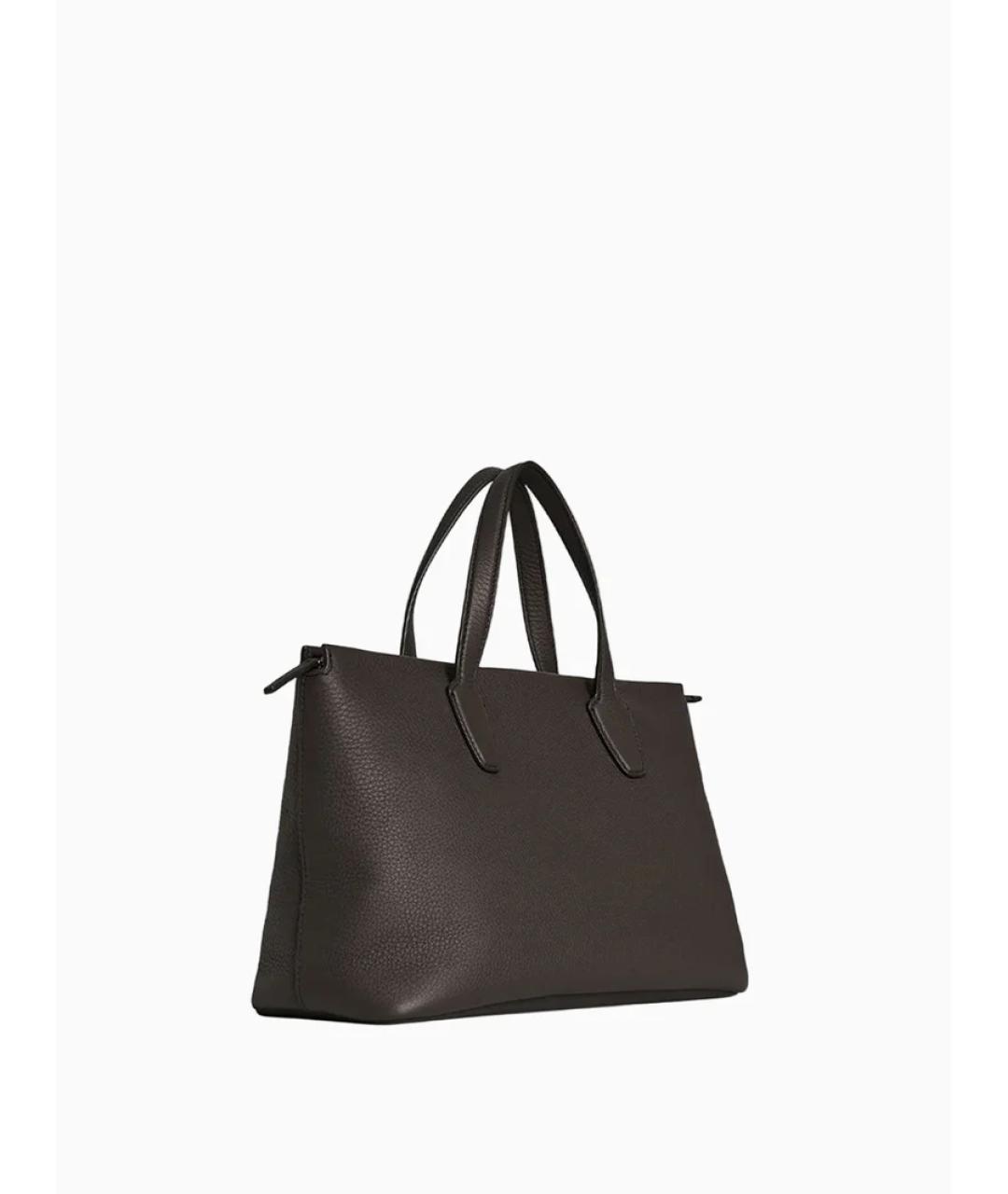 THE ROW Коричневая кожаная сумка тоут, фото 2