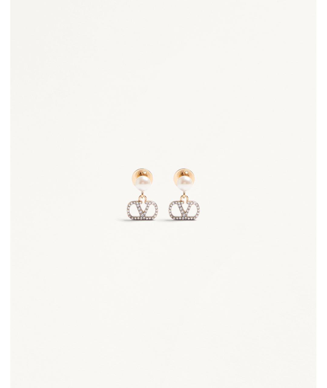 VALENTINO Золотые латунные серьги, фото 4