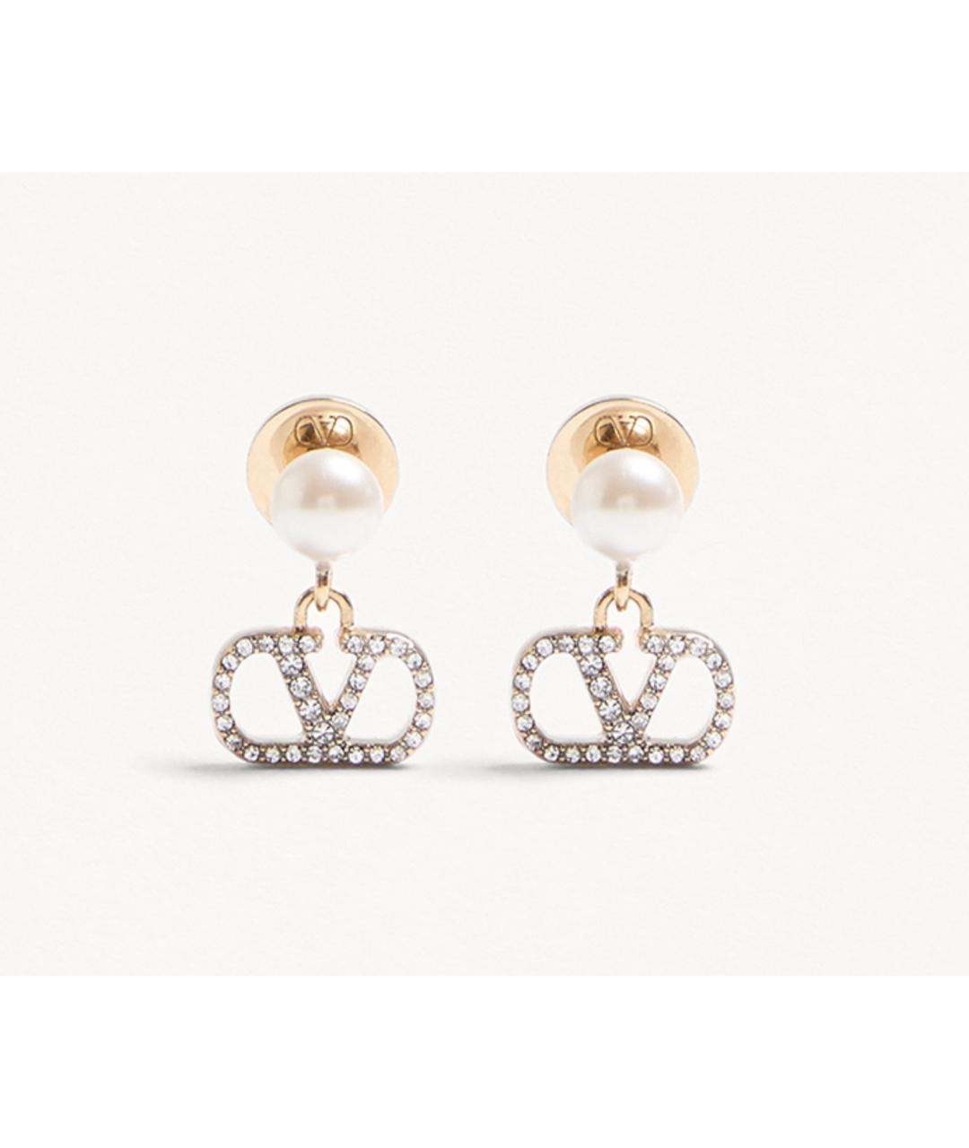 VALENTINO Золотые латунные серьги, фото 5