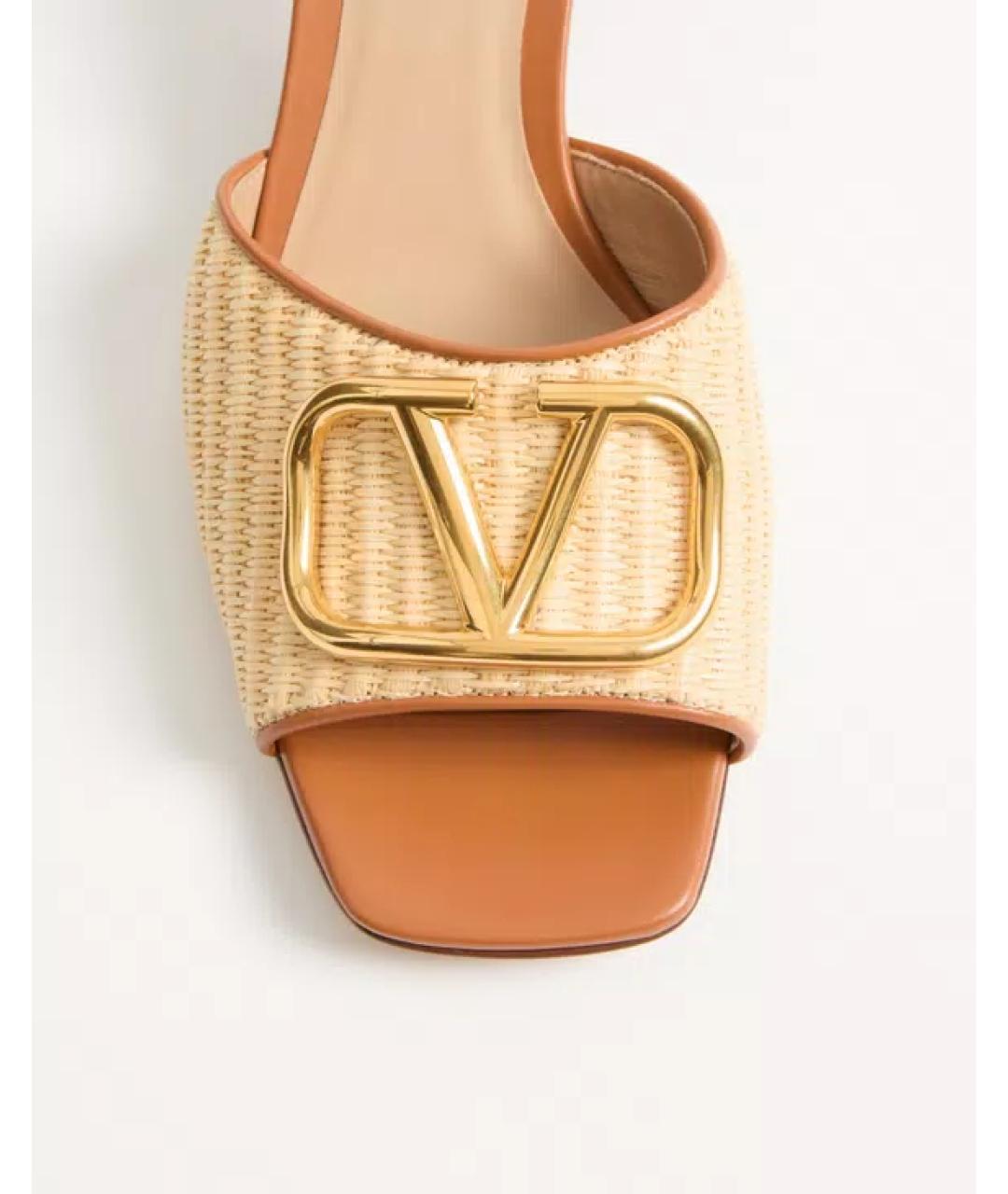 VALENTINO Бежевые мюли, фото 6