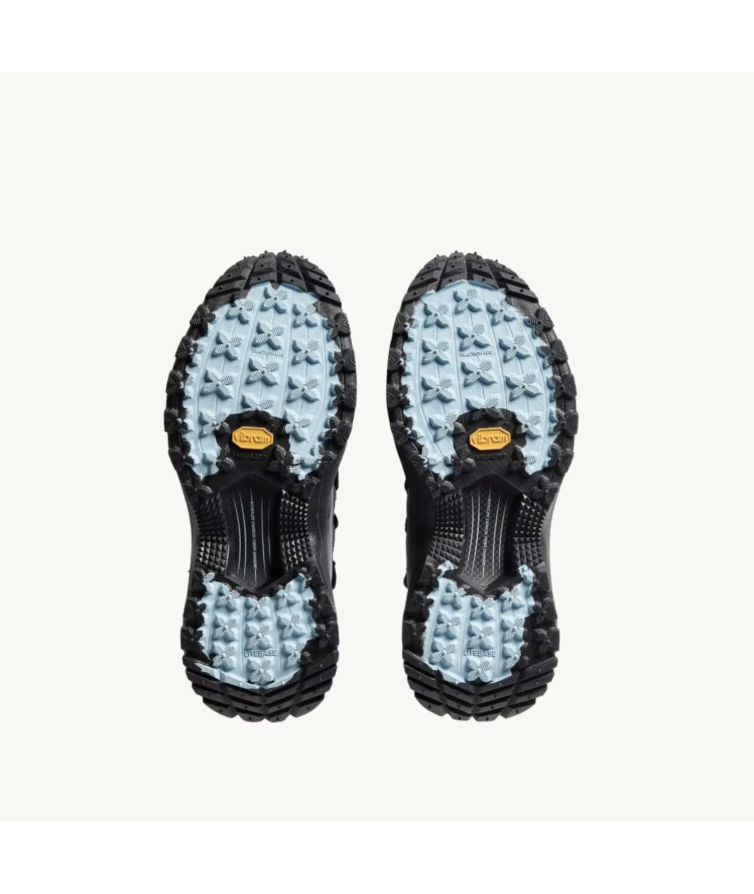 MONCLER Черные синтетические низкие кроссовки / кеды, фото 6