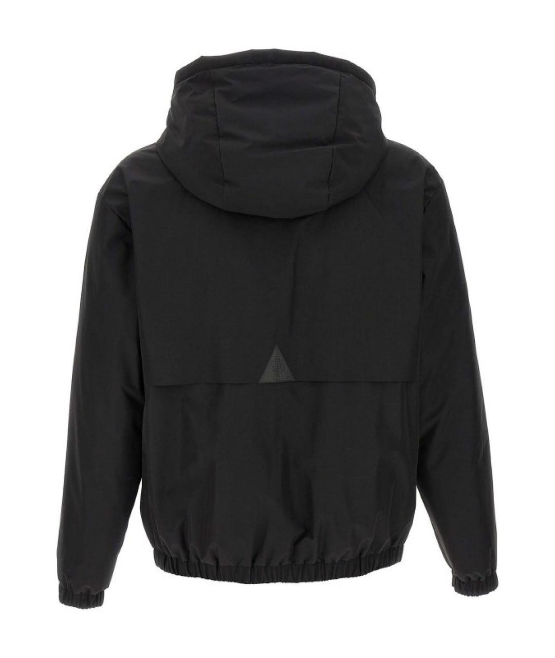 MONCLER Черный полиамидовый пуховик, фото 2