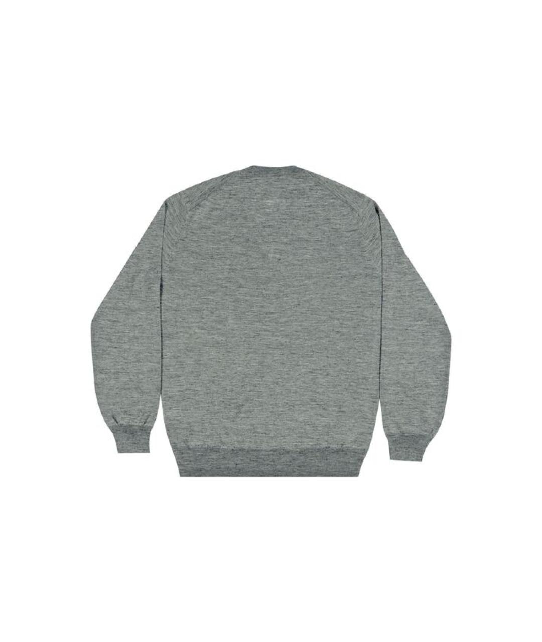 BRUNELLO CUCINELLI Серый кашемировый джемпер / свитер, фото 2