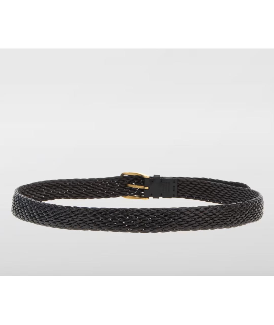 BRUNELLO CUCINELLI Коричневый кожаный ремень, фото 2