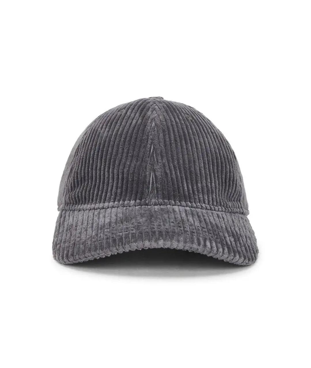 BOTTEGA VENETA Серая хлопковая кепка/бейсболка, фото 1