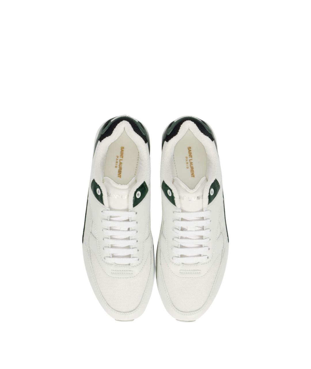 SAINT LAURENT Белые низкие кроссовки / кеды, фото 2