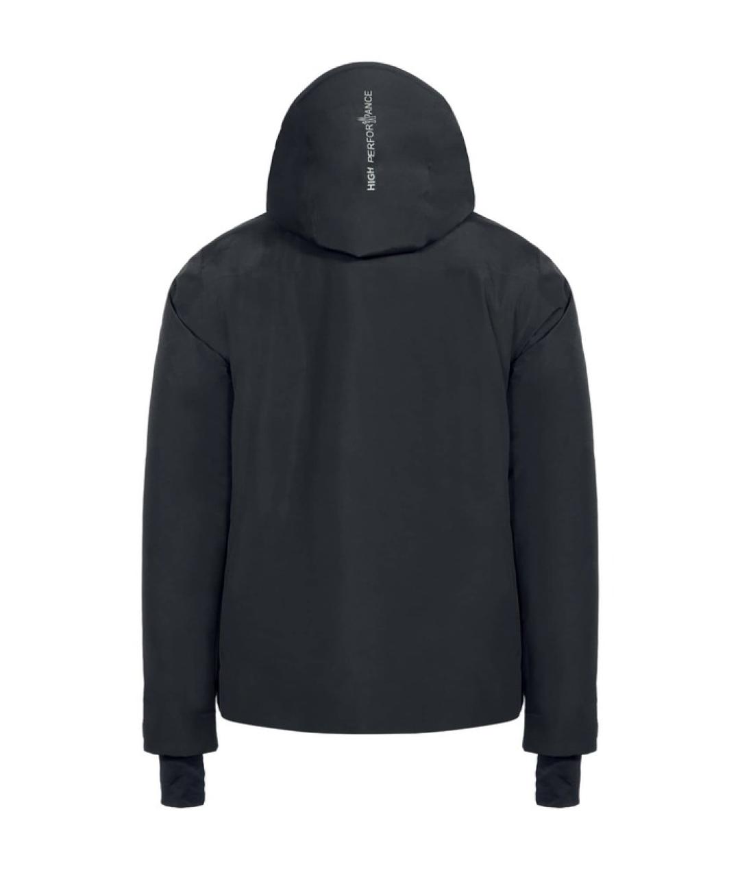 MONCLER Черная полиэстеровая куртка, фото 2