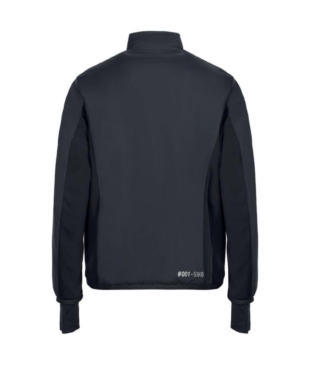 MONCLER Черная полиамидовая куртка, фото 2