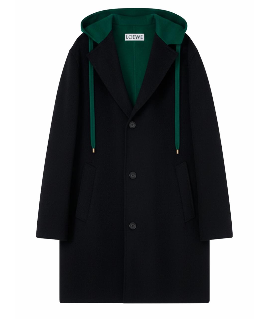 LOEWE Мульти шерстяное пальто, фото 1
