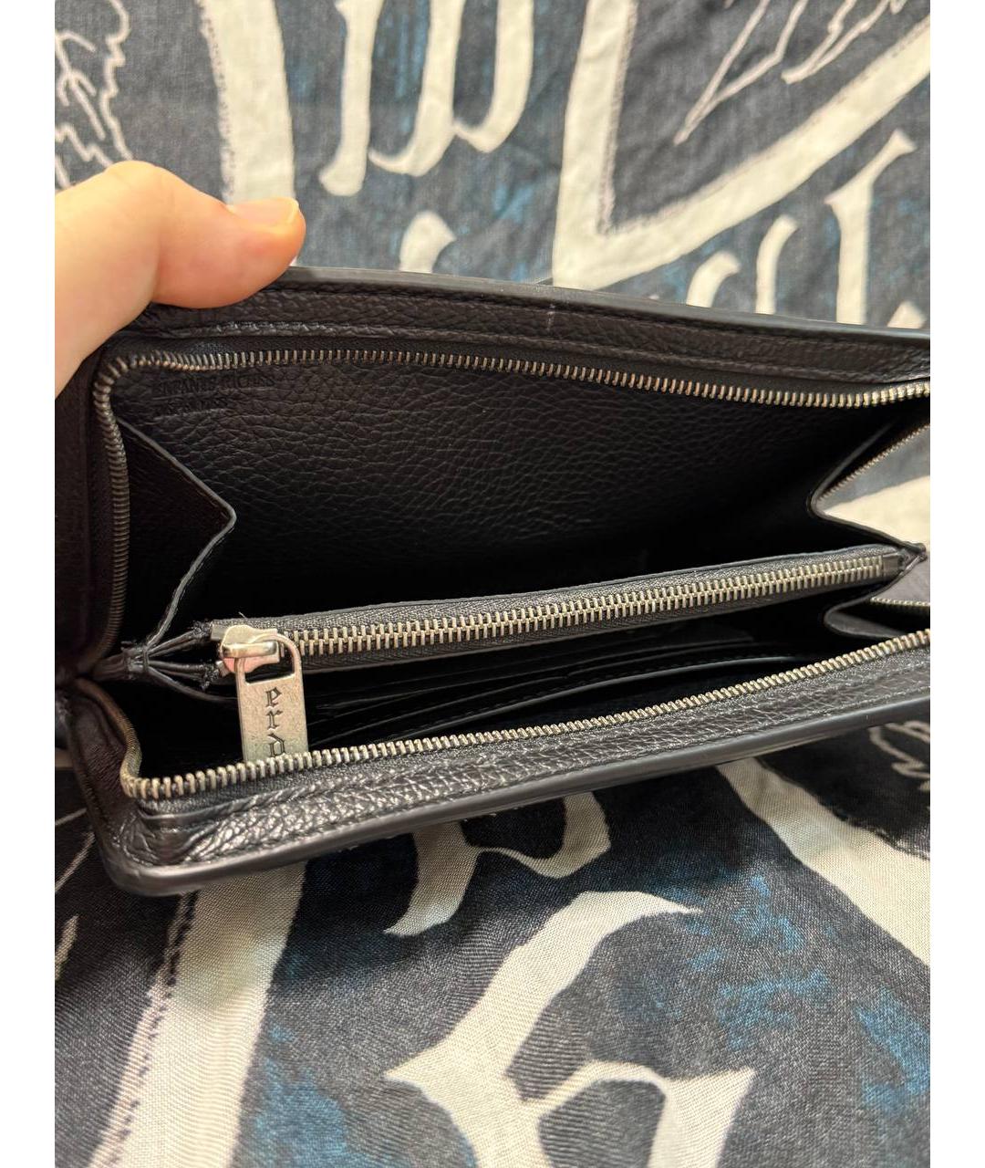 Enfants Riches Déprimés Черный кожаный кошелек, фото 5