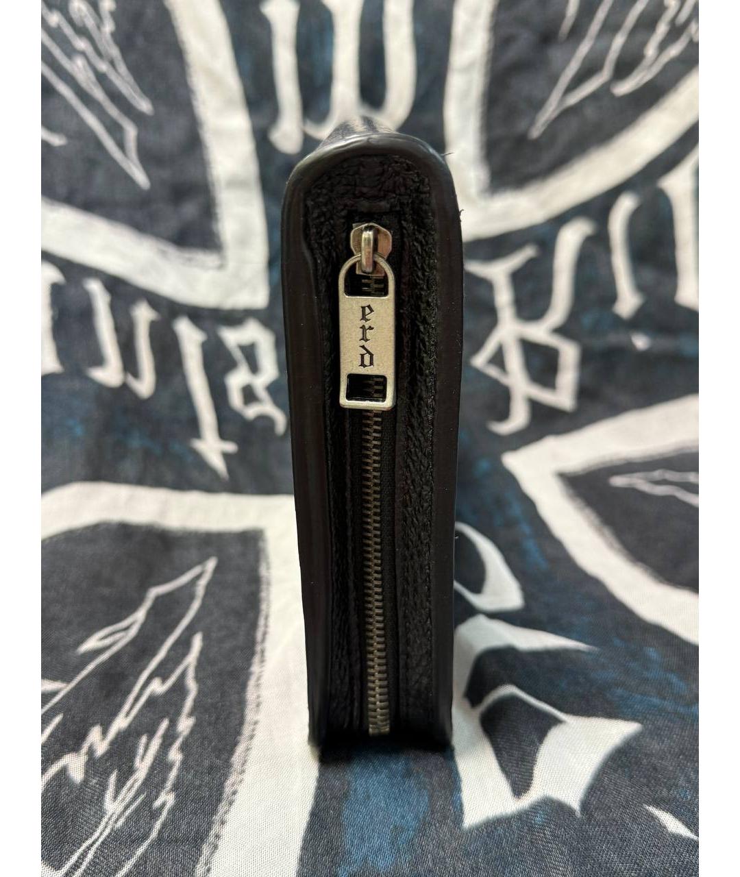 Enfants Riches Déprimés Черный кожаный кошелек, фото 4