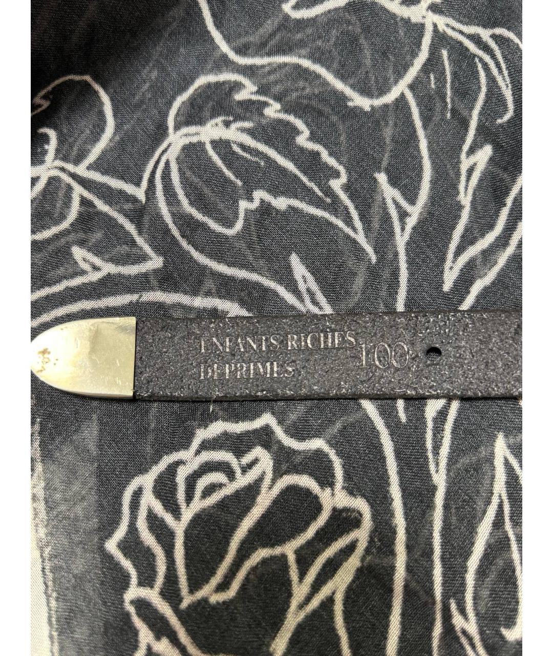 Enfants Riches Déprimés Бордовый кожаный ремень, фото 5