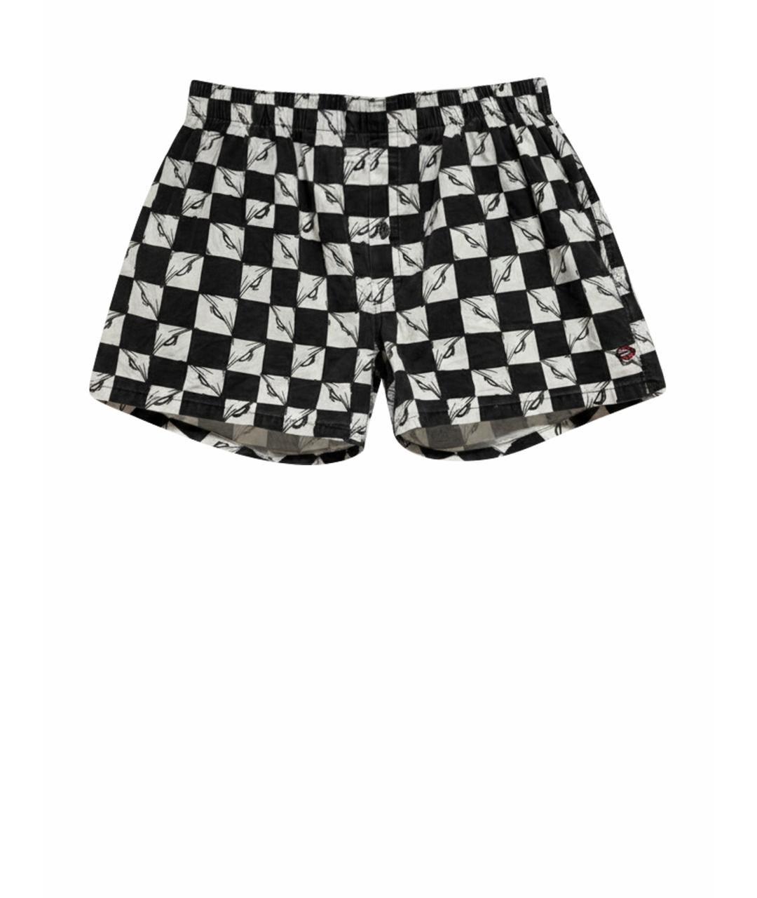 CHROME HEARTS Черные хлопковые шорты, фото 1