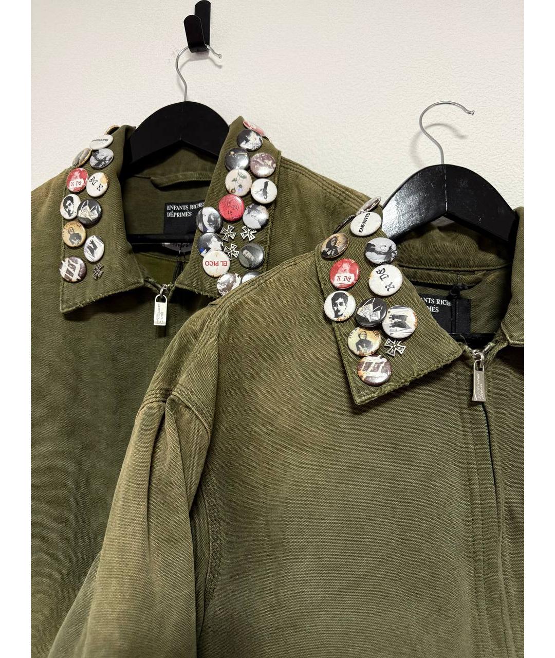 Enfants Riches Déprimés Хаки хлопковая куртка, фото 5