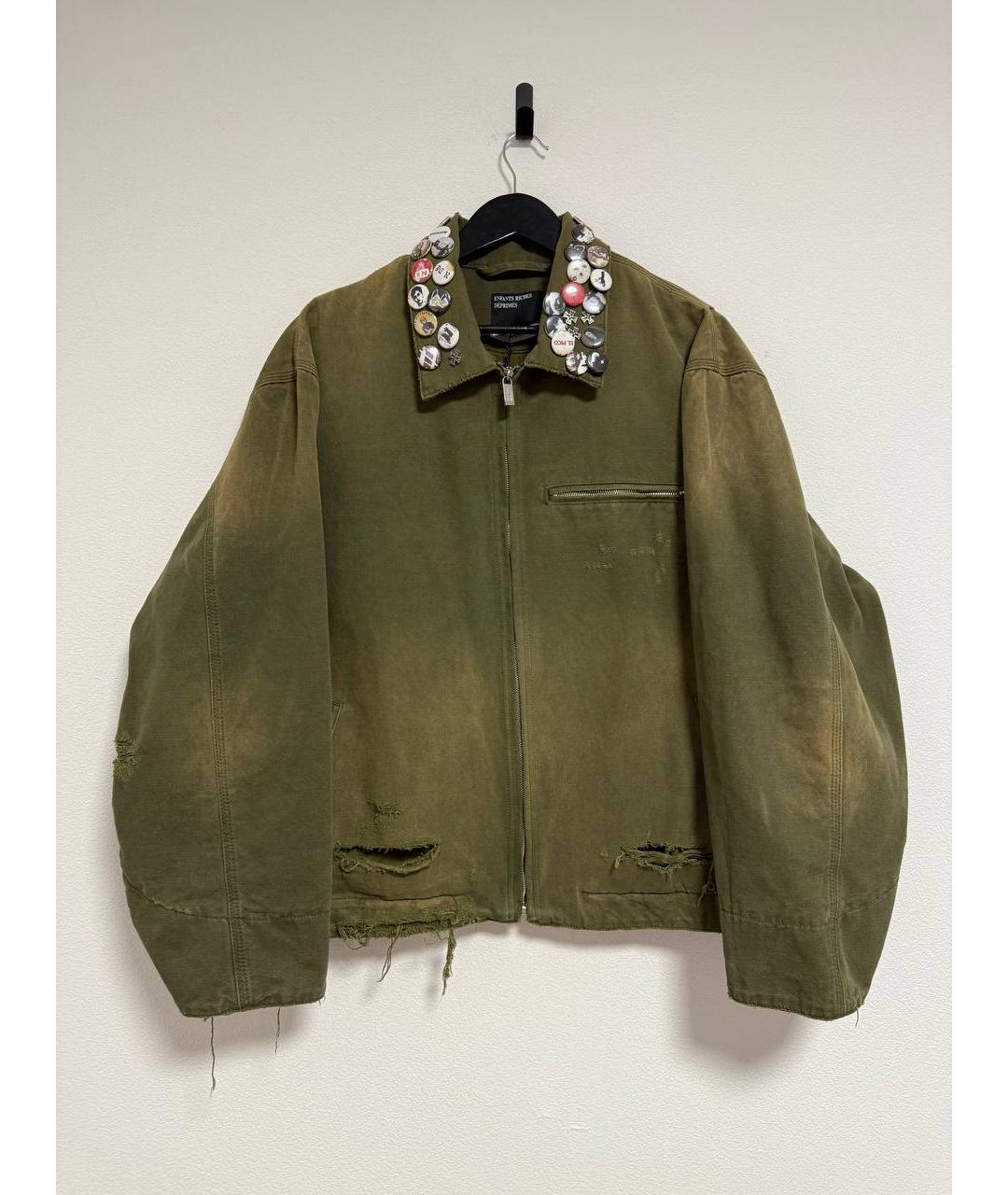 Enfants Riches Déprimés Хаки хлопковая куртка, фото 8