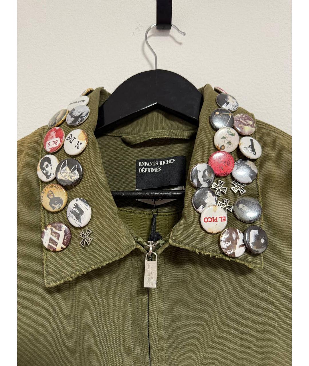 Enfants Riches Déprimés Хаки хлопковая куртка, фото 3