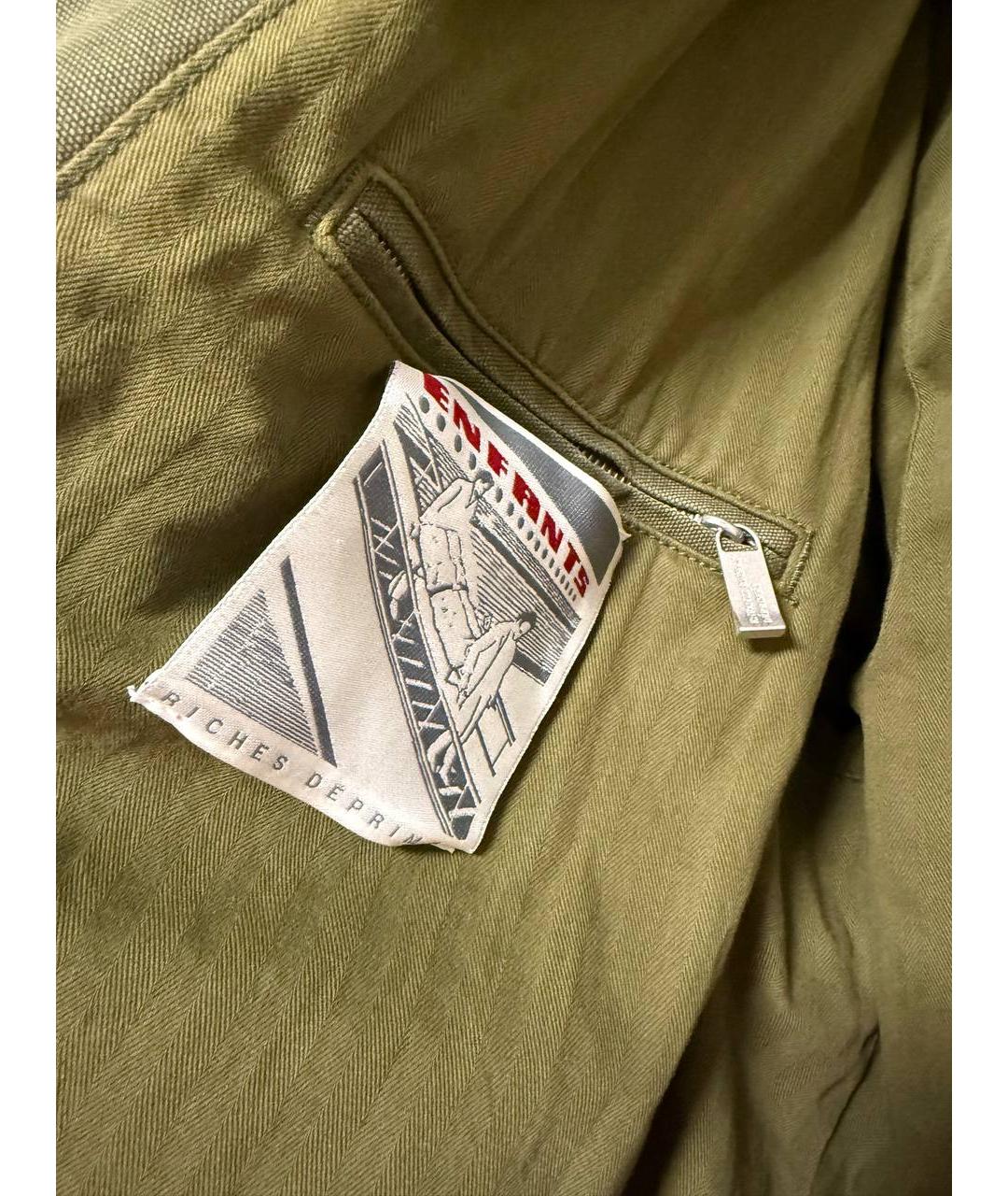 Enfants Riches Déprimés Хаки хлопковая куртка, фото 7