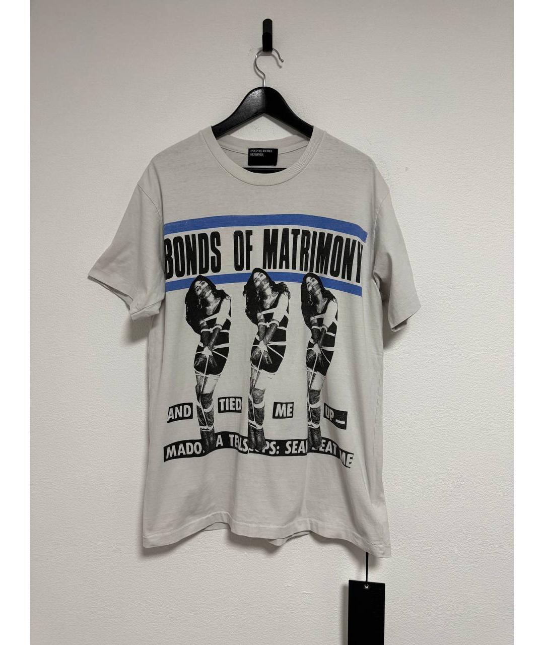 Enfants Riches Déprimés Белая хлопковая футболка, фото 3