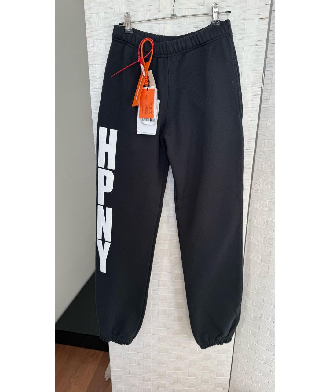 HERON PRESTON Черные хлопковые спортивные брюки и шорты, фото 6