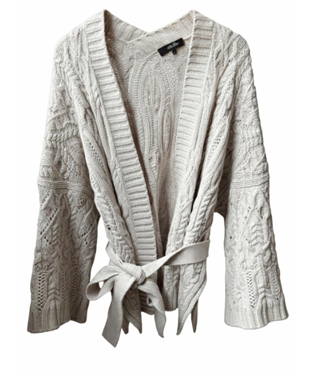 LORO PIANA Бежевый кашемировый кардиган, фото 1