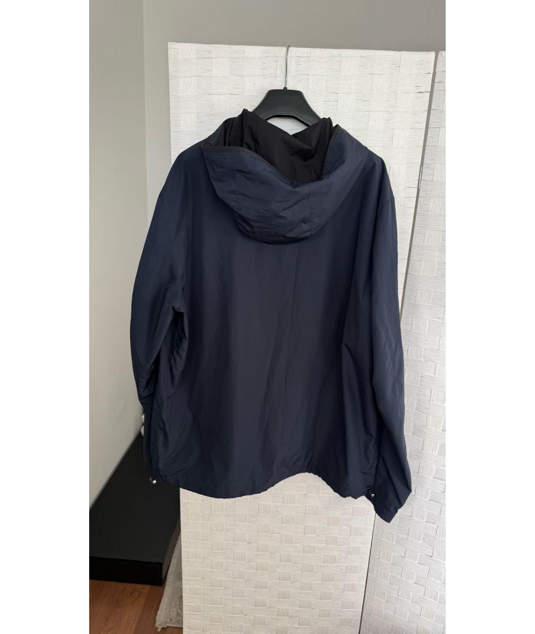 HUGO BOSS Темно-синяя полиэстеровая куртка, фото 2