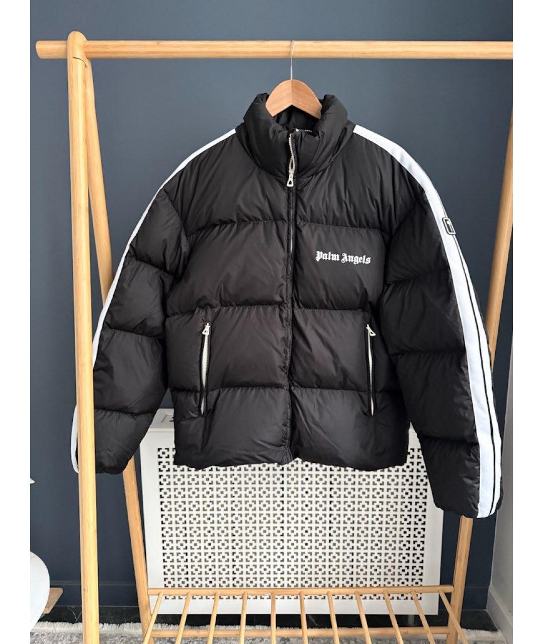 PALM ANGELS Черная полиамидовая куртка, фото 5