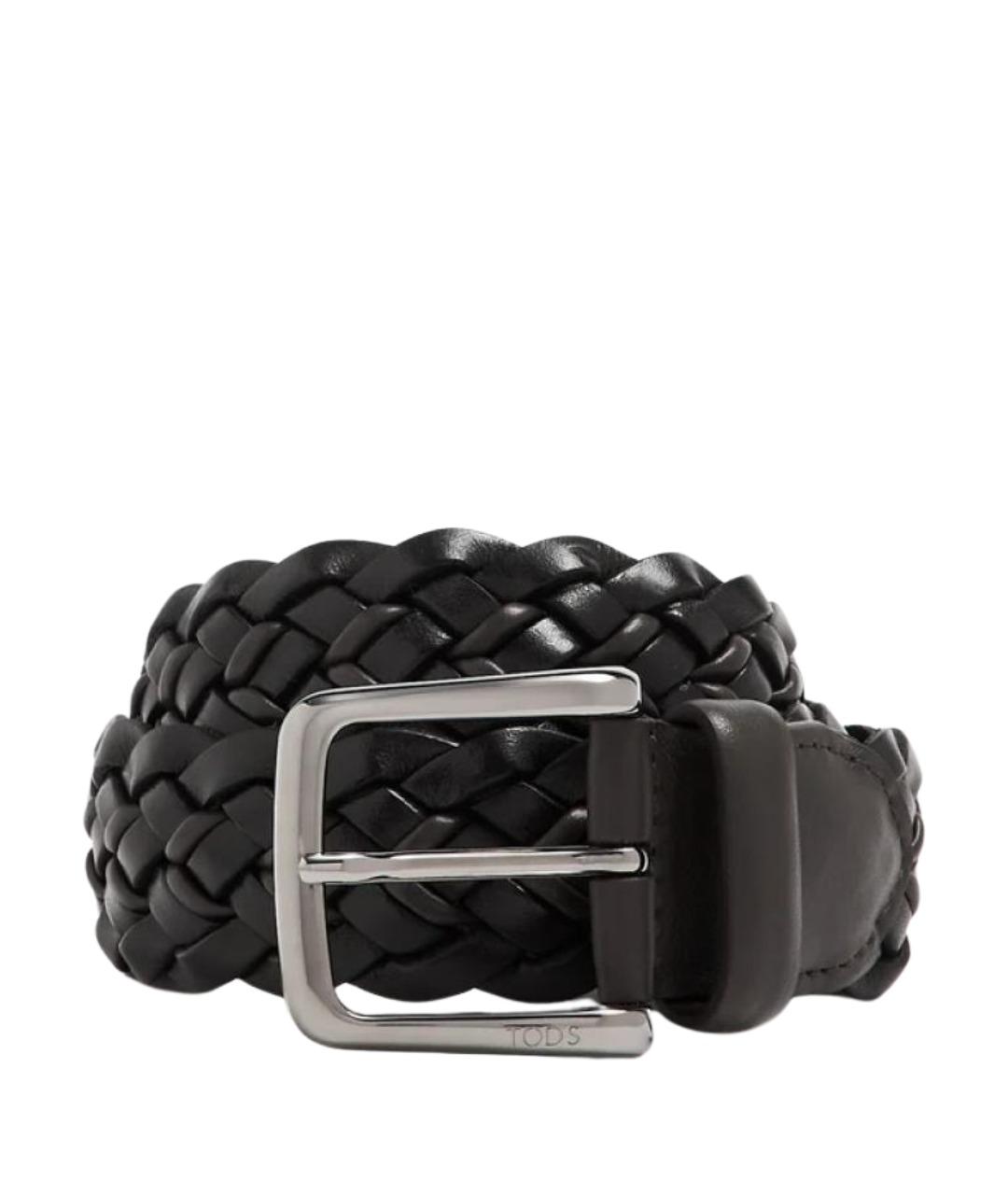 TOD'S Коричневый кожаный ремень, фото 1