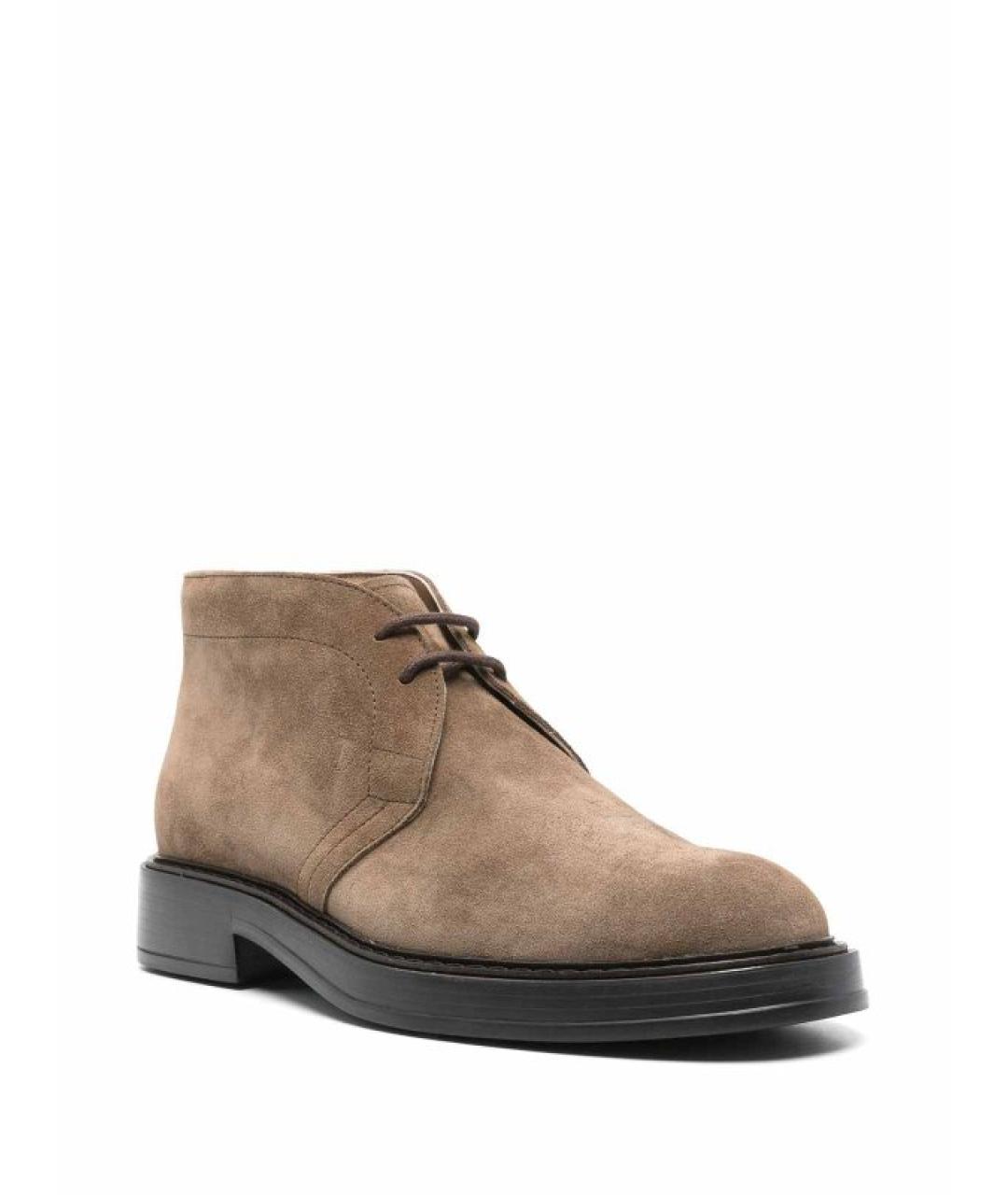 TOD'S Коричневые замшевые высокие ботинки, фото 2