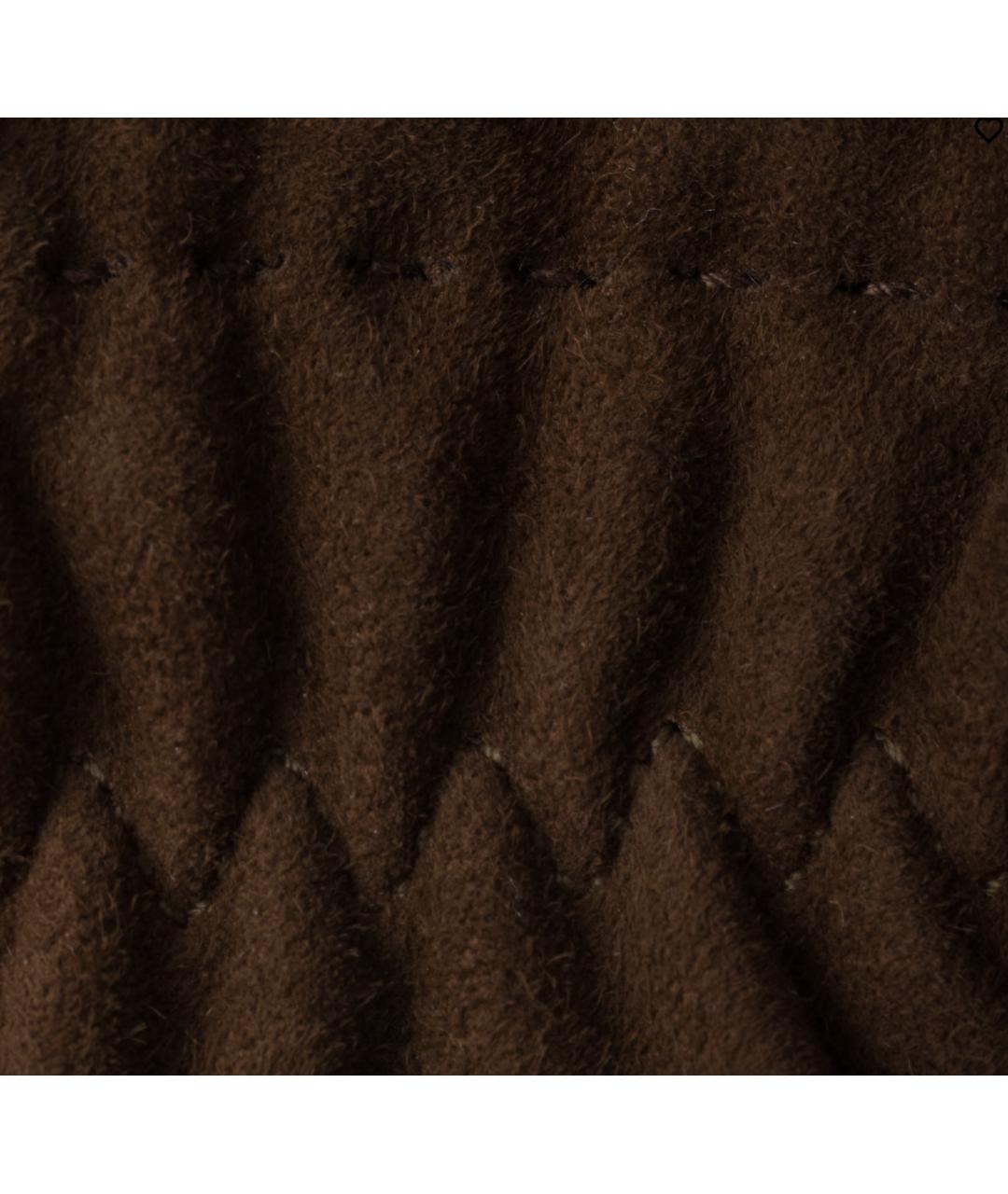 PRADA Коричневые кожаные перчатки, фото 3