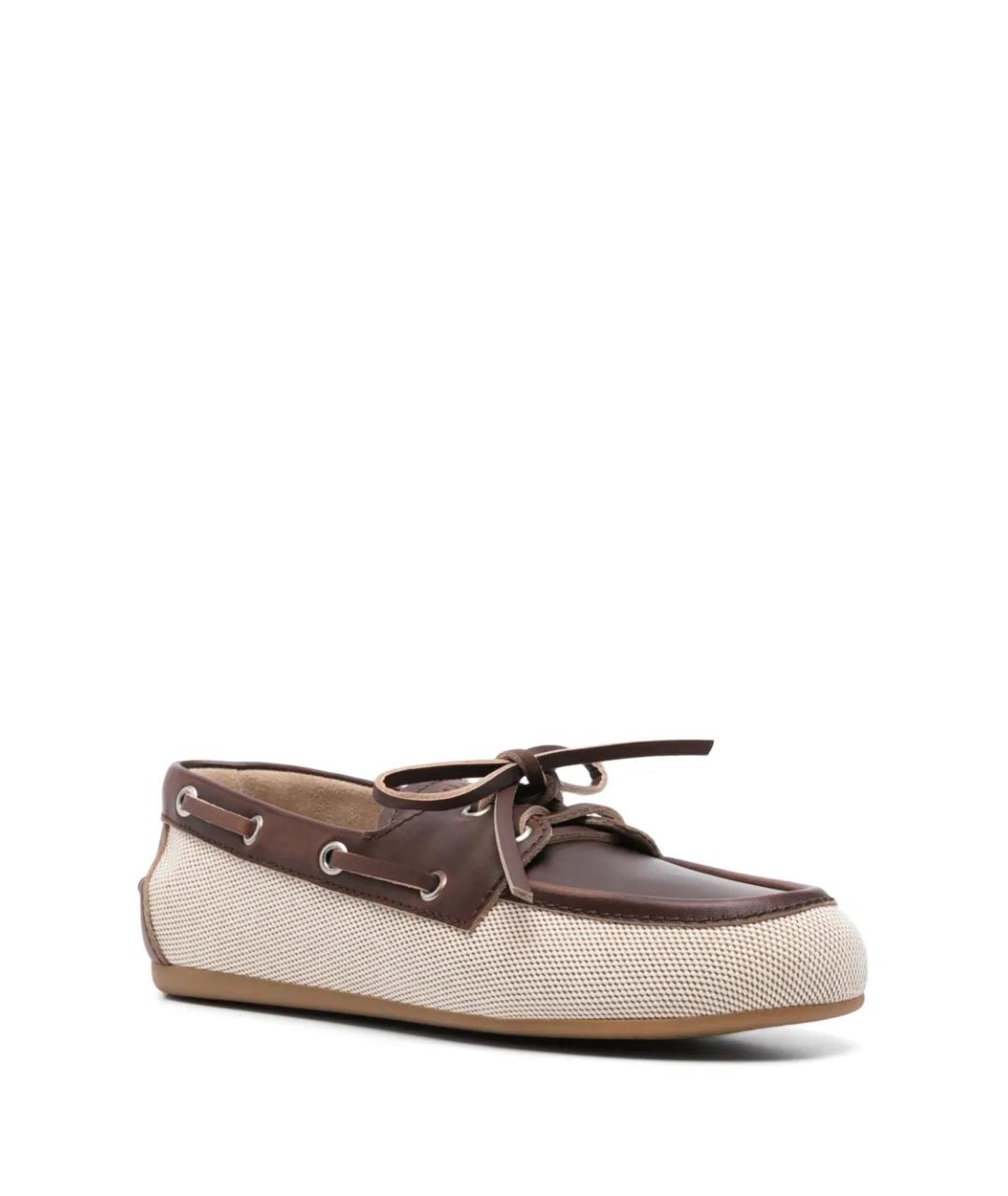 MIU MIU Коричневые мокасины, фото 2