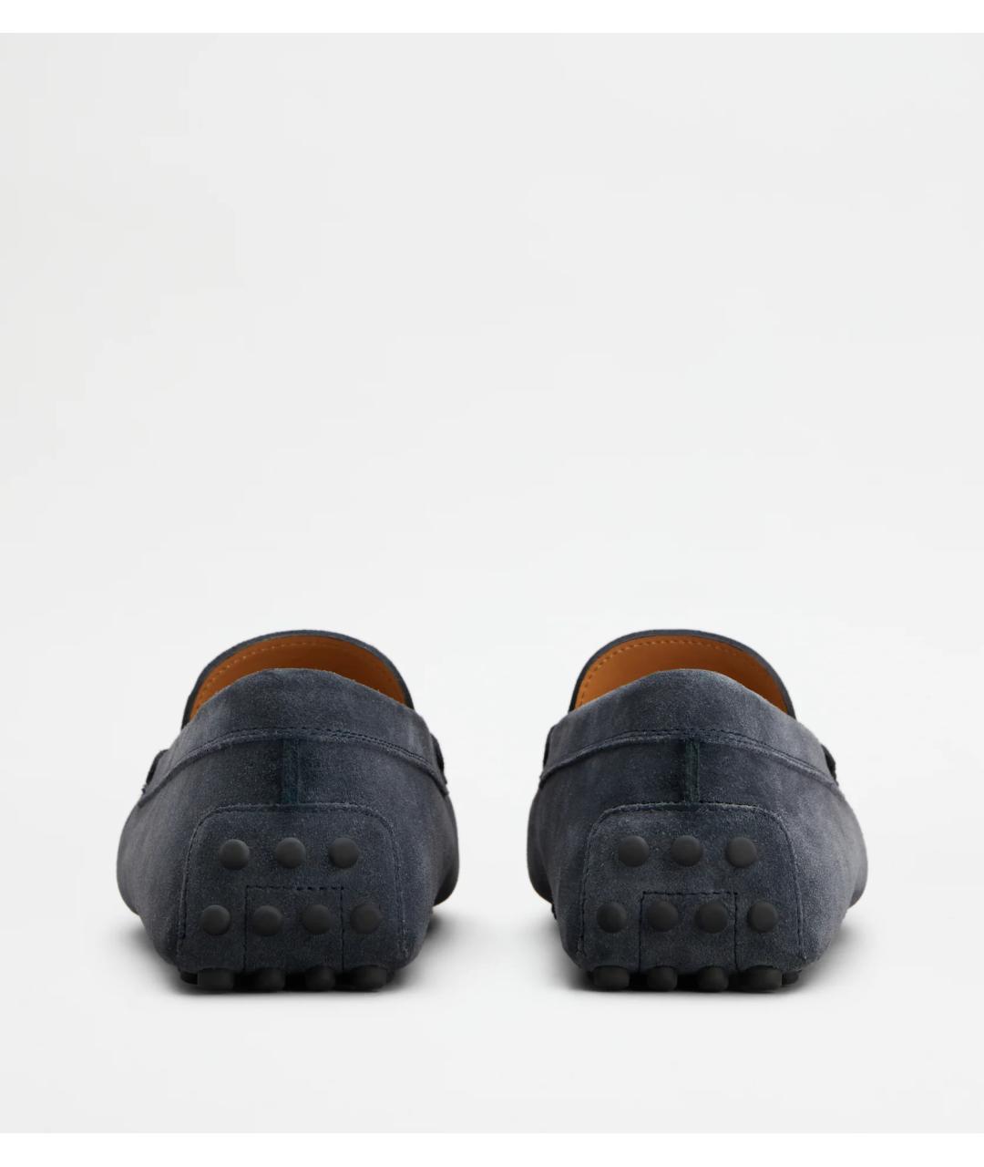TOD'S Темно-синие замшевые мокасины, фото 3