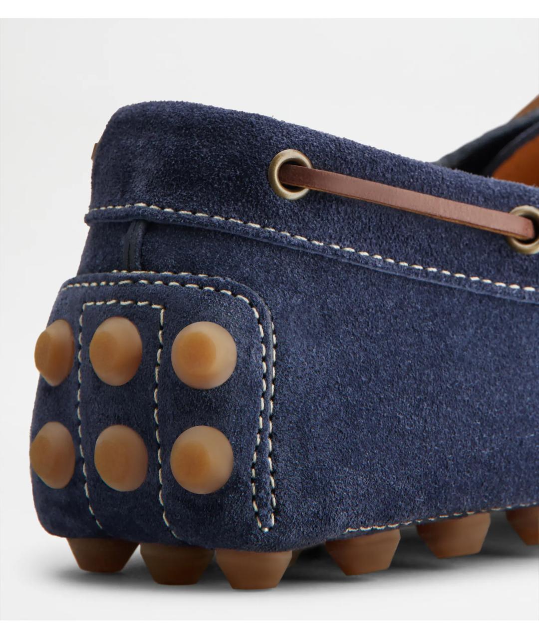 TOD'S Синие замшевые мокасины, фото 5