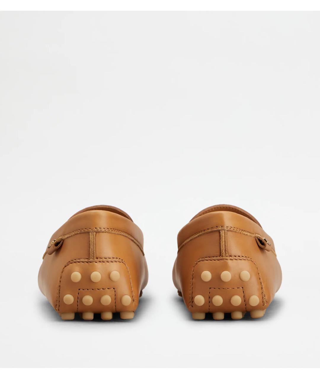 TOD'S Бежевые кожаные мокасины, фото 3