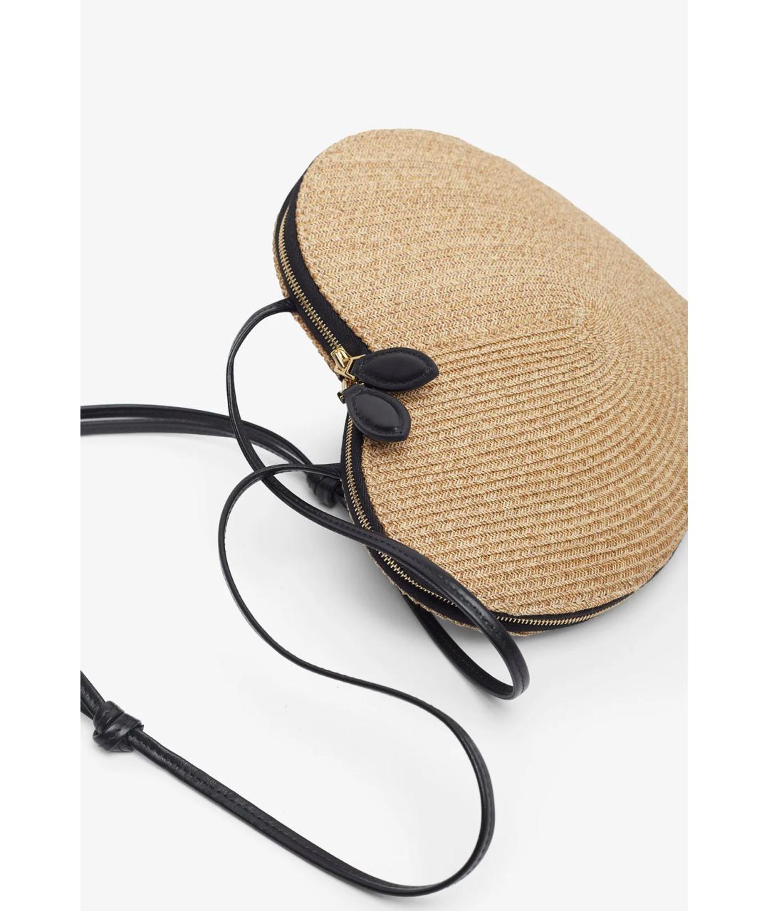 ALAIA Бежевая пелетеная сумка через плечо, фото 5