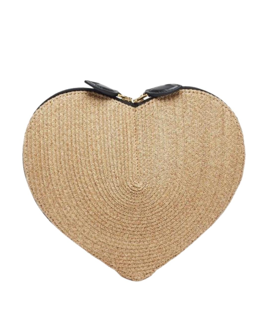 ALAIA Бежевая пелетеная сумка через плечо, фото 1