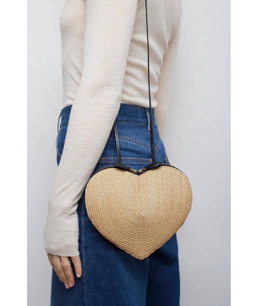 ALAIA Бежевая пелетеная сумка через плечо, фото 3