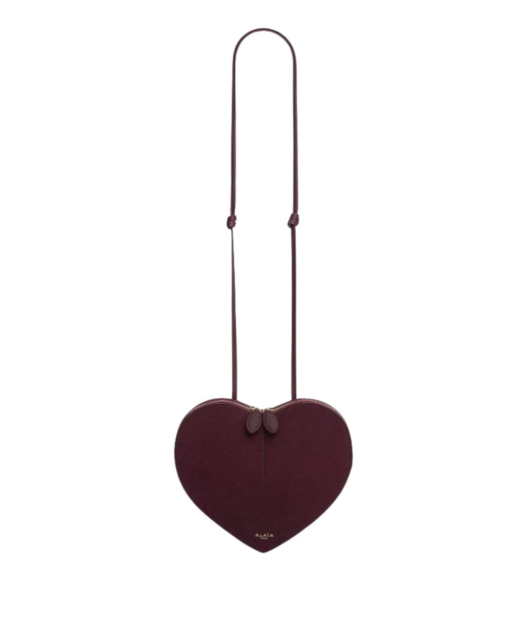 ALAIA Бордовая замшевая сумка через плечо, фото 1