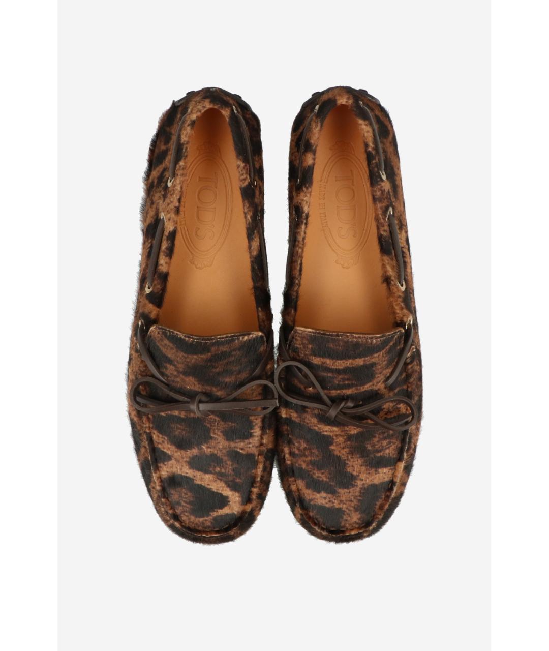 TOD'S Мульти кожаные мокасины, фото 3