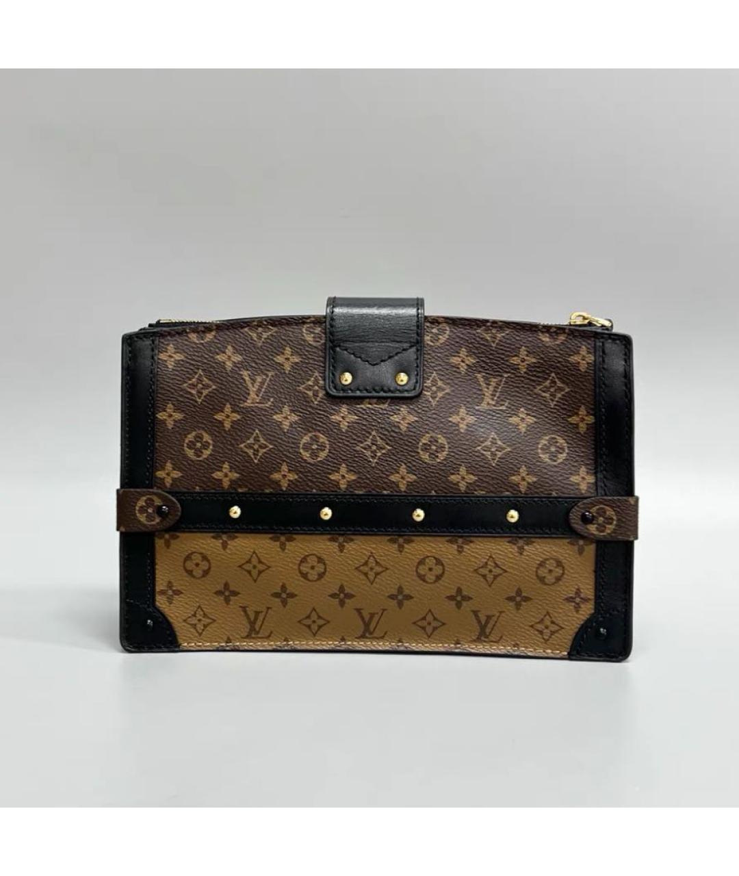LOUIS VUITTON Коричневая сумка через плечо, фото 3